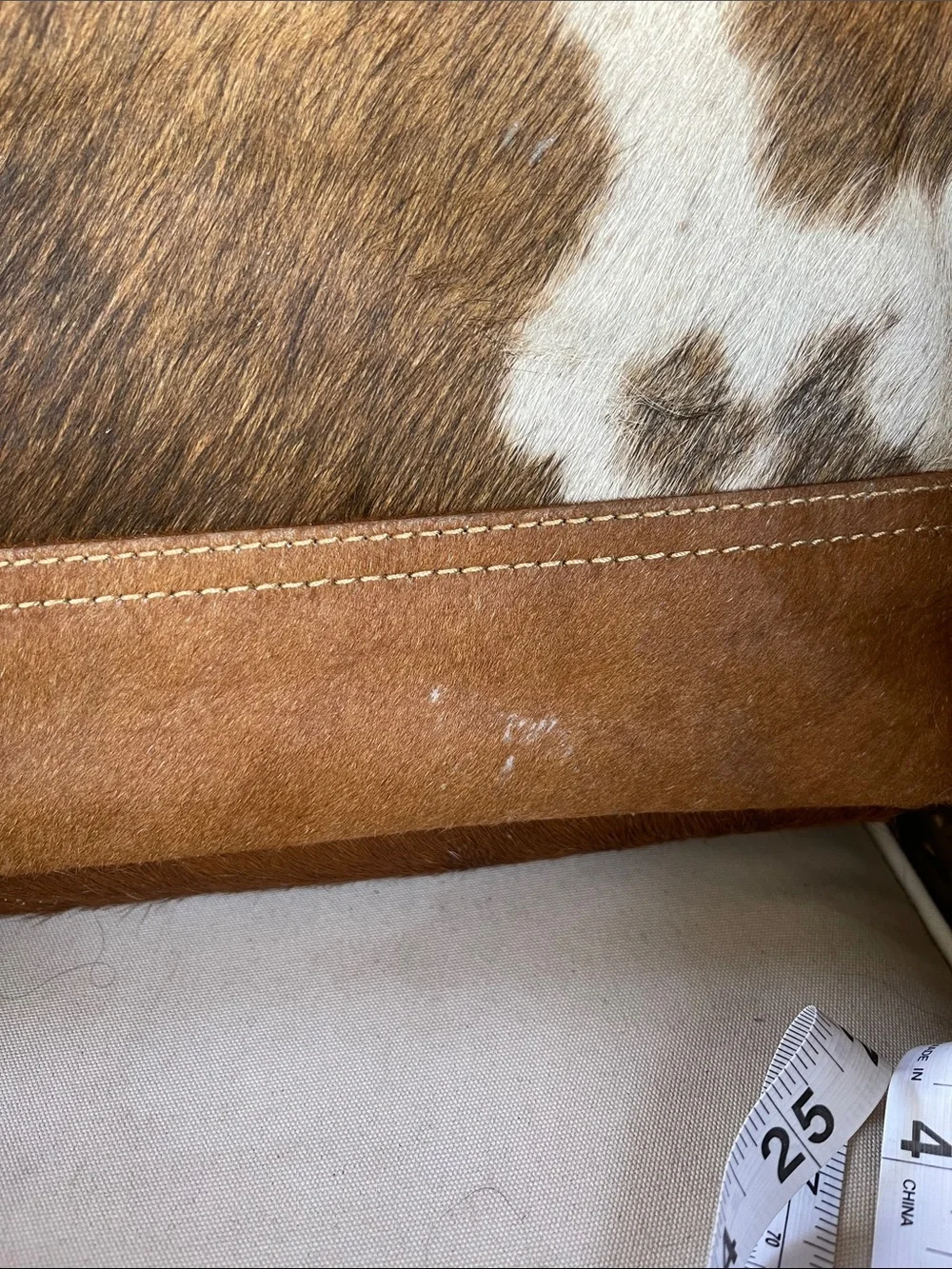Cowhide tote bag - Picture 2 of 10